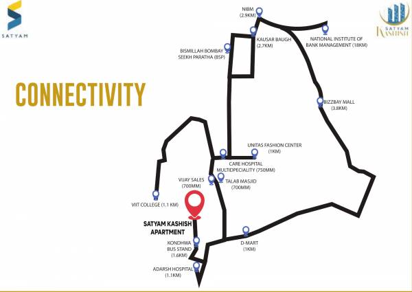  satyam-kashish-phase-ii Location Plan