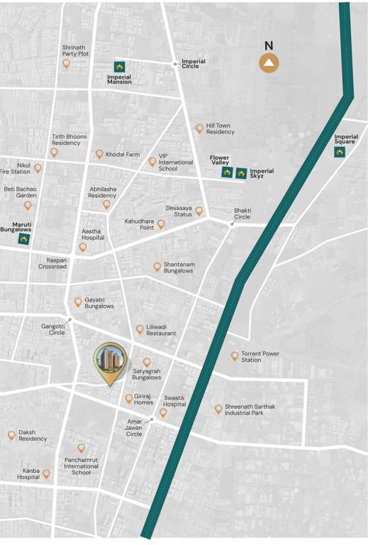  imperial swagat Location Plan