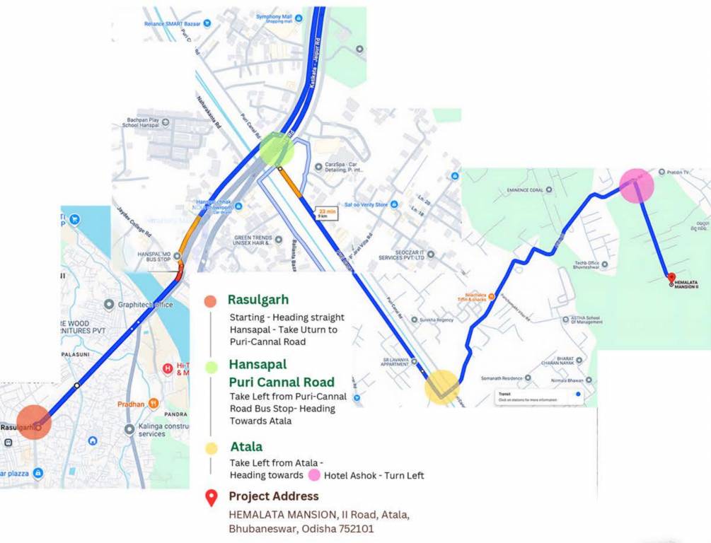 hemalata mansion i Location Plan