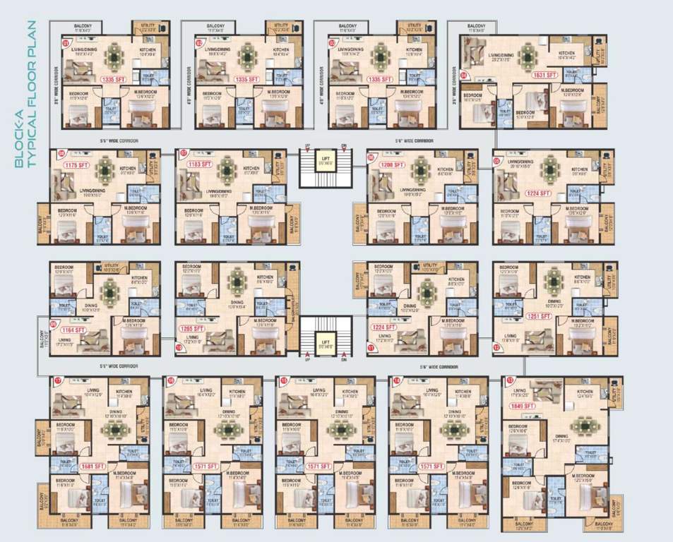  raaga Block A Cluster Plan