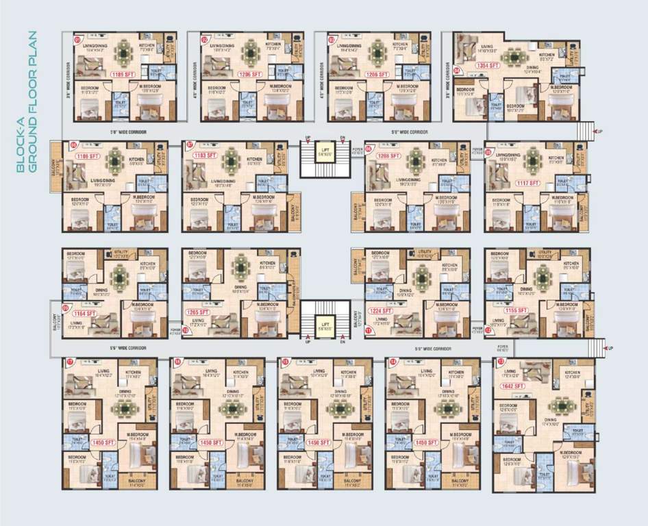  raaga Block A Cluster Plan