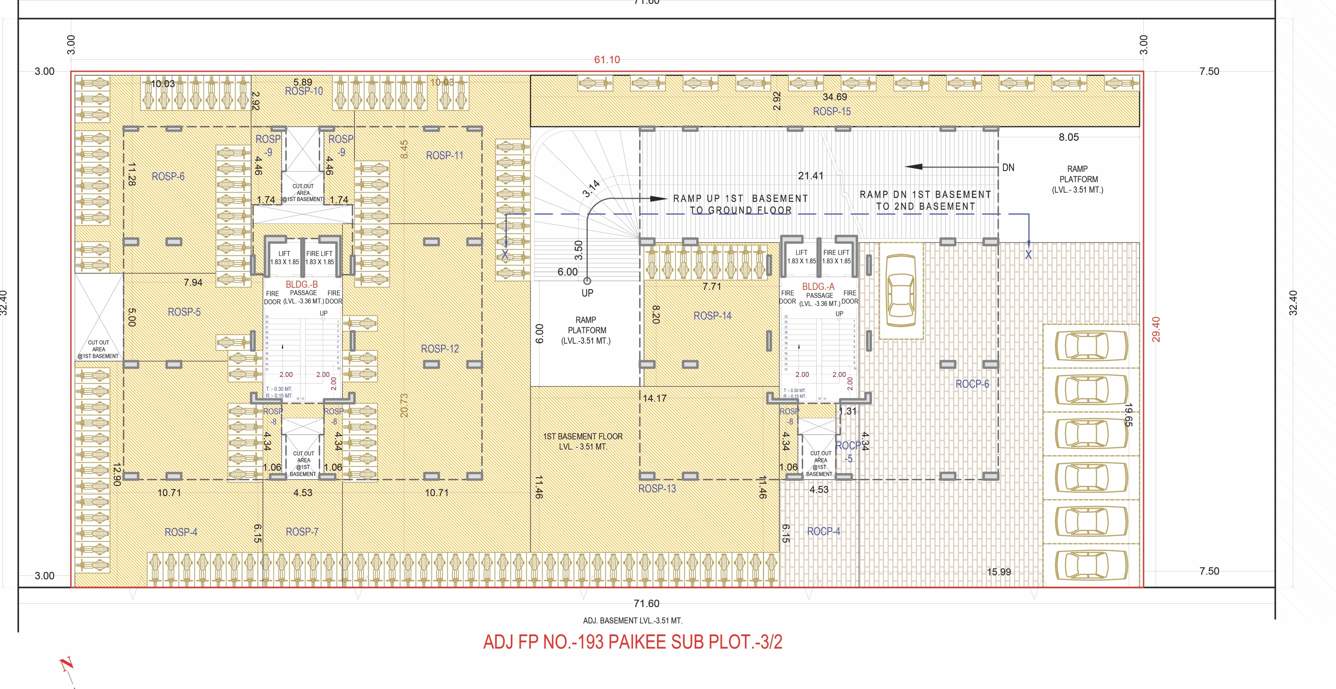  homes Tower A Cluster Plan