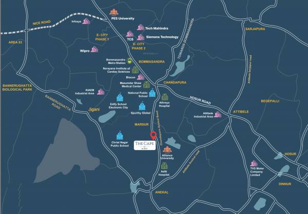  the-cape Location Plan