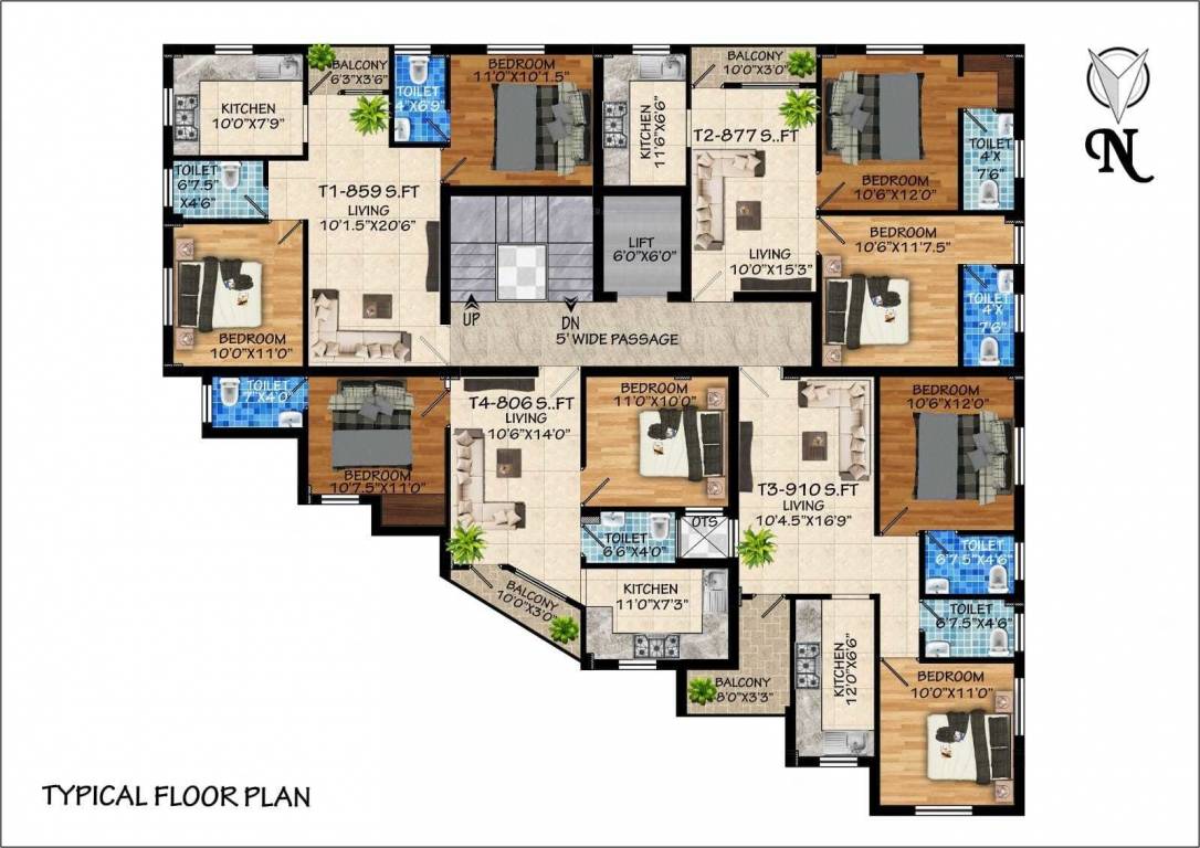  royal oak Royal Oak Cluster Plan