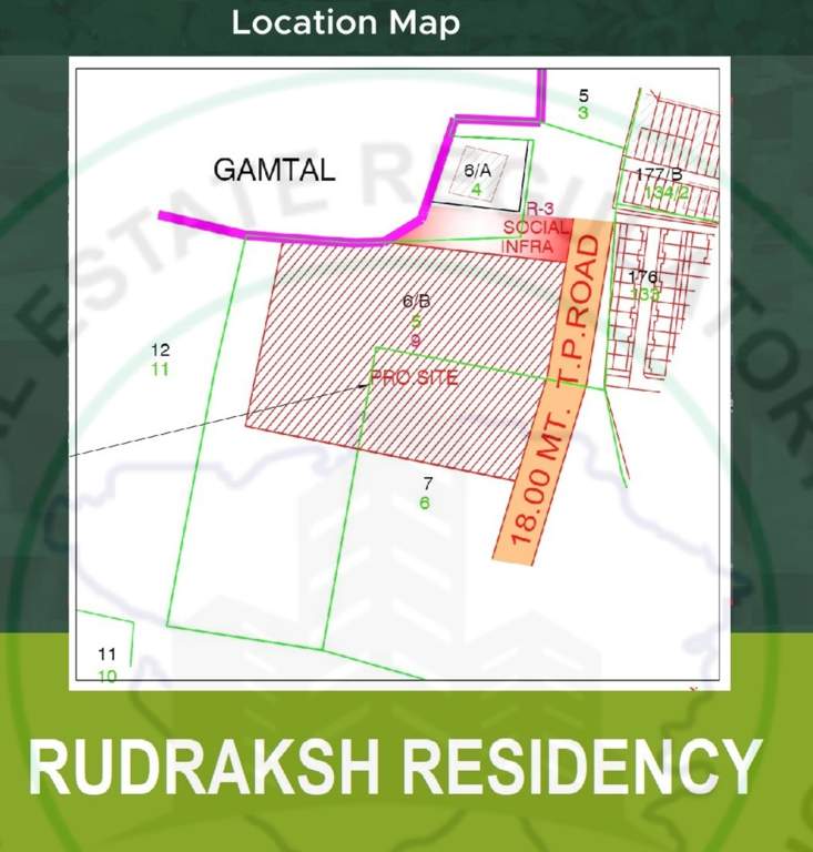  rudraksh residency Location Plan