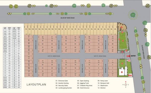 Layout Plan vennice-villow Layout Plan