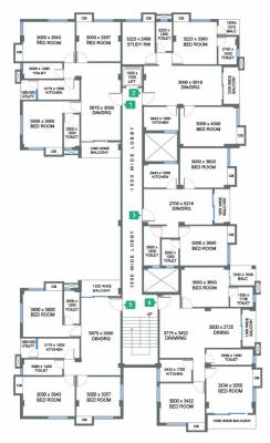  rajos Block B Cluster Plan From 1st To 4th Floor