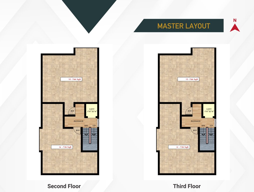  aspire Aspire Cluster Plan from 2nd to 3rd Floor