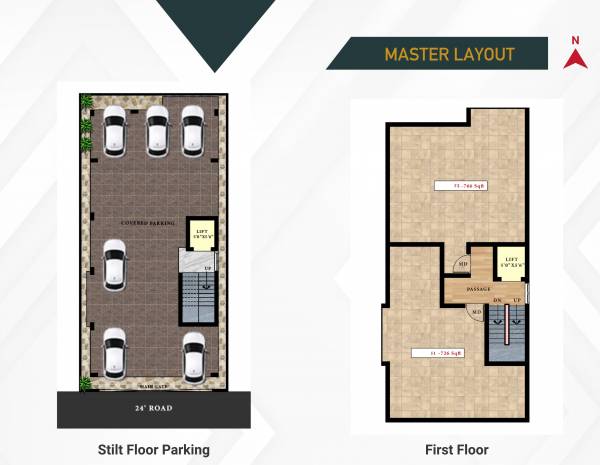  aspire Aspire Cluster Plan from ground to 1st Floor