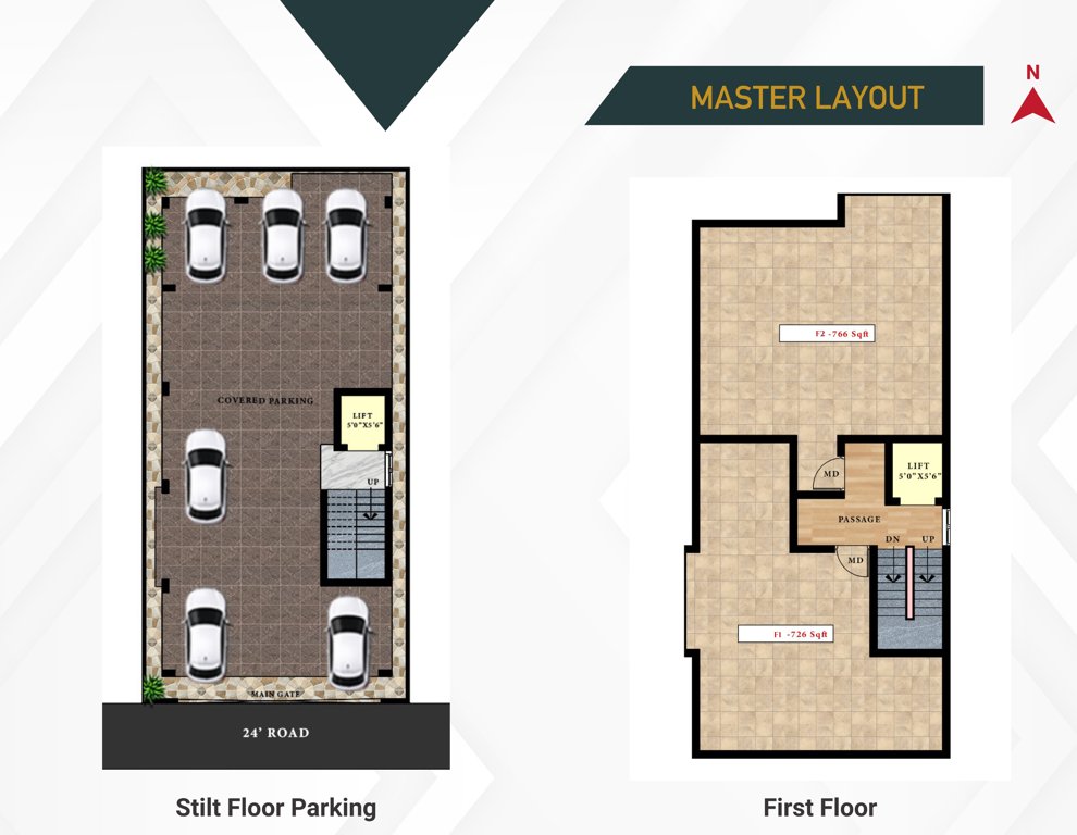  aspire Aspire Cluster Plan from ground to 1st Floor