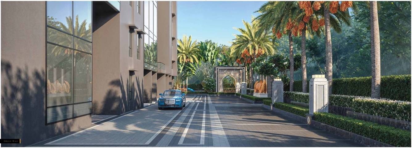  the burj Internal Roads & Footpaths