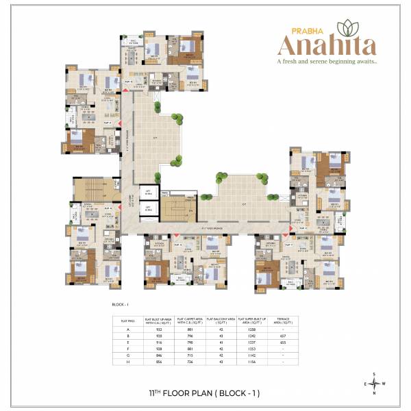  anahita A Cluster Plan for 11th Floor