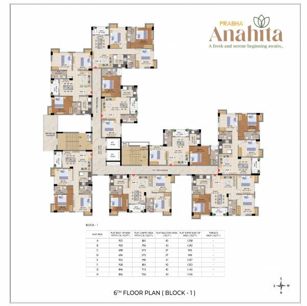  anahita A Cluster Plan for 6th Floor