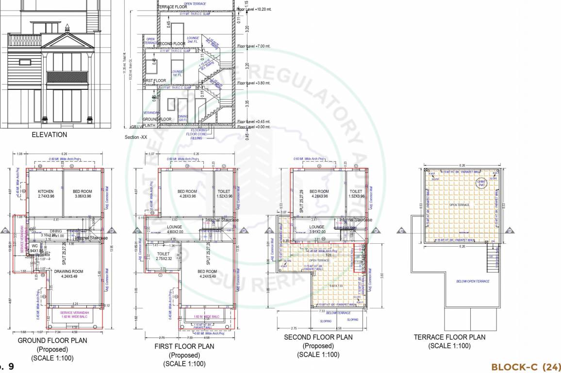  royal vatika Cluster Plan