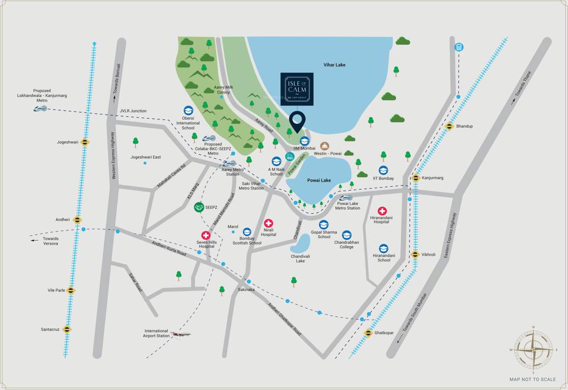  isle of calm tower 1 Location Plan