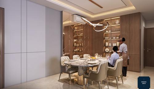  isle-of-calm-tower-1 Dining Area