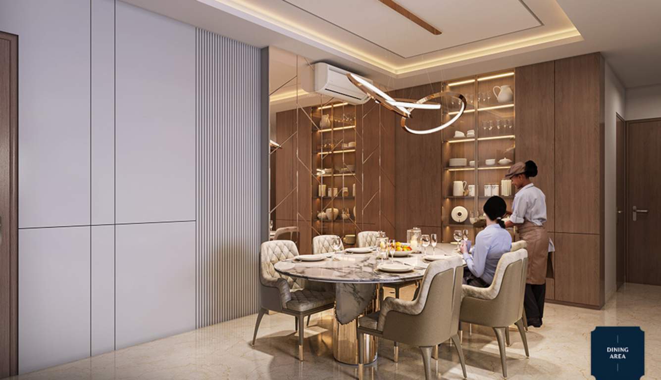  isle of calm tower 1 Dining Area