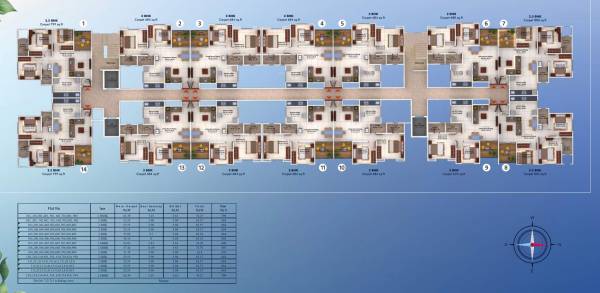  aksha-ambar-ii A Building Cluster Plan