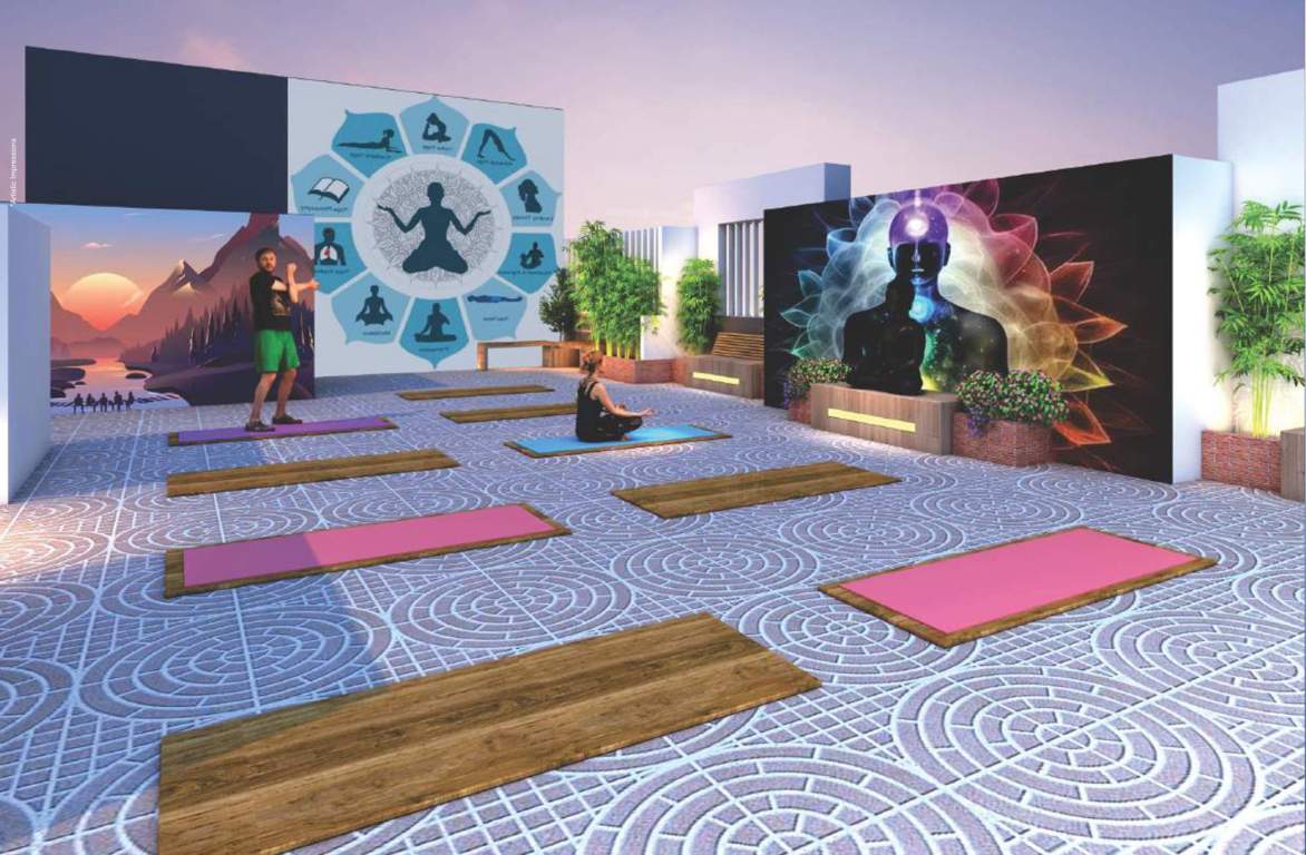  aksha ambar ii Yoga/ Meditation Area