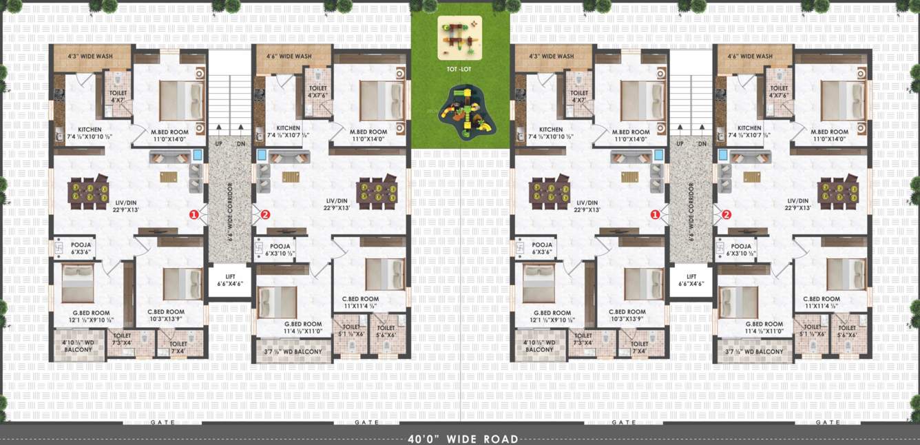  gokulam and nandanavanam Gokulam And Nandanavanam Cluster Plan