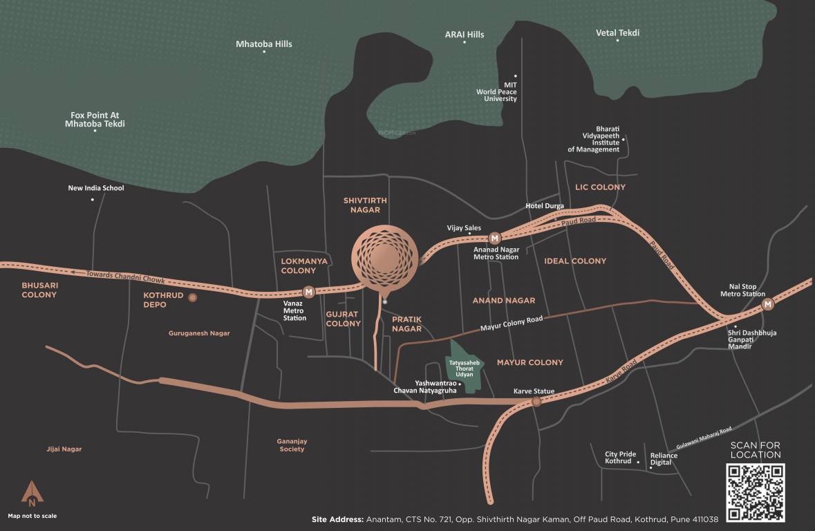  anantam Location Plan