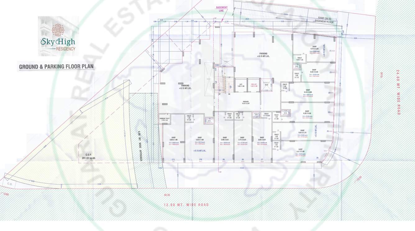  residency Residency Cluster Plan for ground Floor