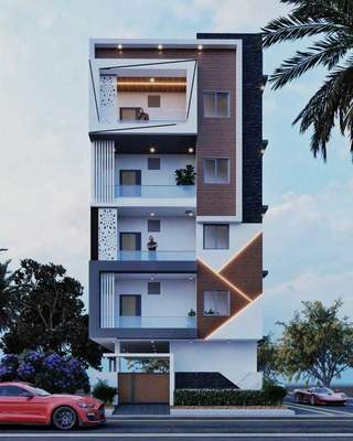 luxury-apartment Elevation Elevation