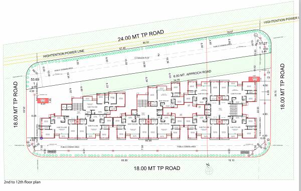  bansari-skyview Bansari Skyview Tower A Cluster Plan