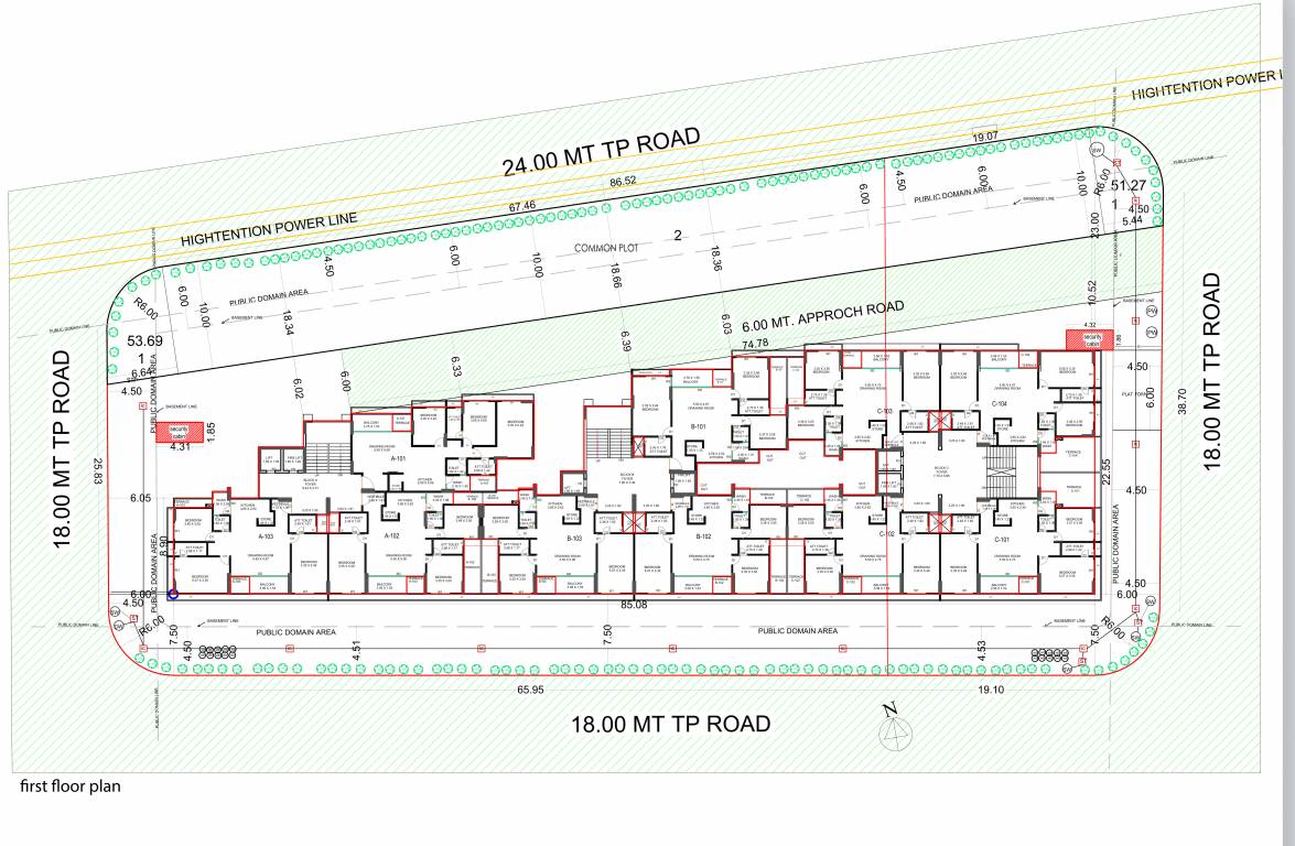  bansari skyview Bansari Skyview Tower C Cluster Plan
