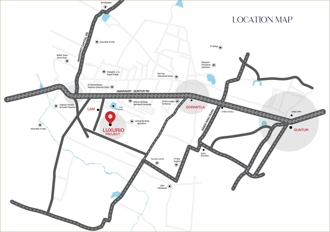 luxurio Location Plan