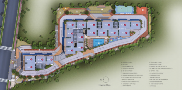  tritone Block A Cluster Plan