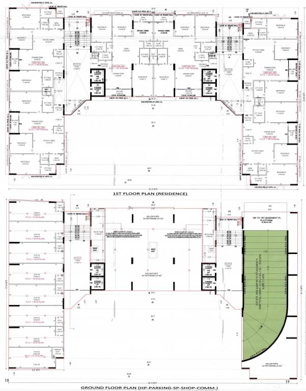  meera bliss Meera Bliss Tower B Cluster Plan