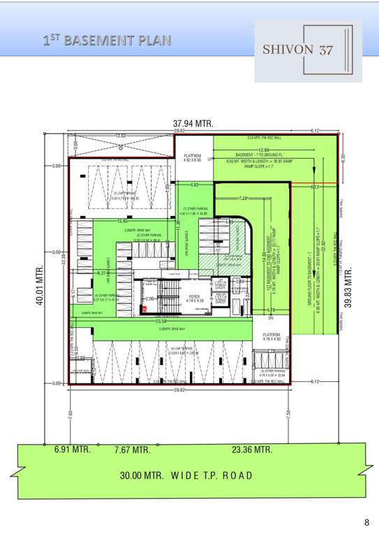  shivon 37 Shivon 37 Cluster Plan for Basement 1 Floor