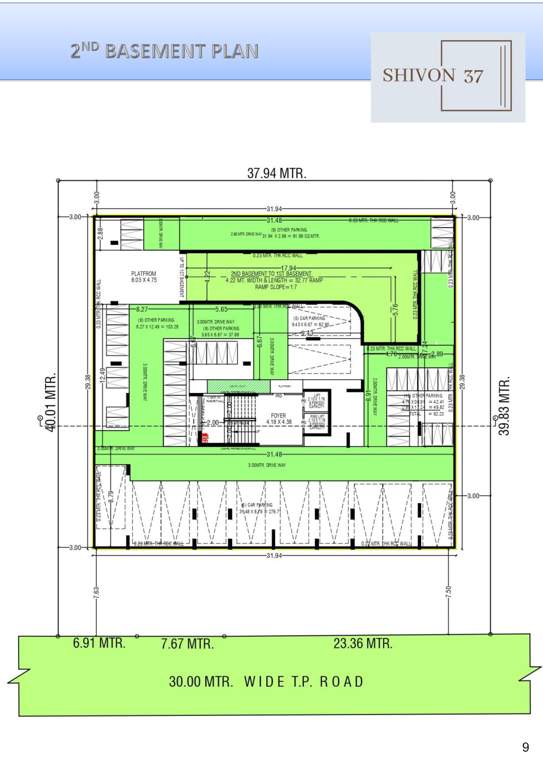  shivon 37 Shivon 37 Cluster Plan for Basement 2 Floor