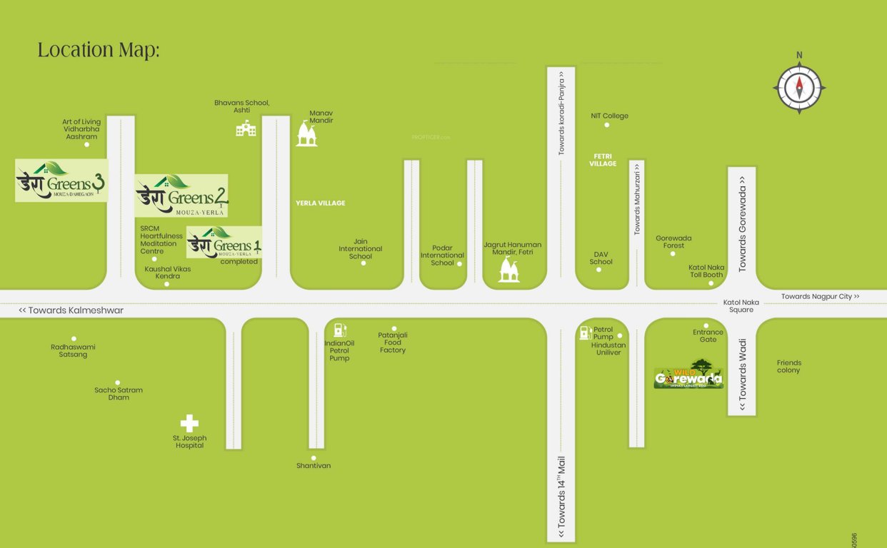  dera greens 3 Location Plan