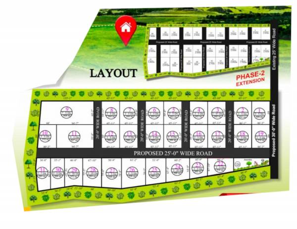  brundavanam Layout Plan