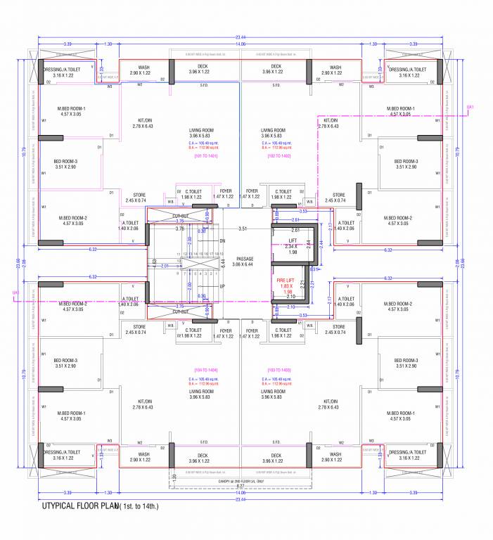 antaara sky A1 Cluster Plan