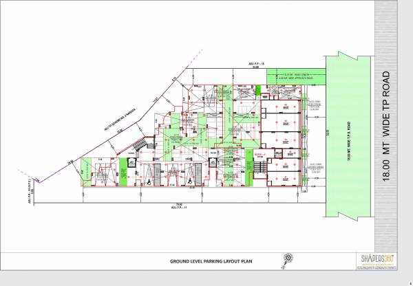  pushpak-residency-2 Pushpak Residency 2 Cluster Plan for Basement Floor