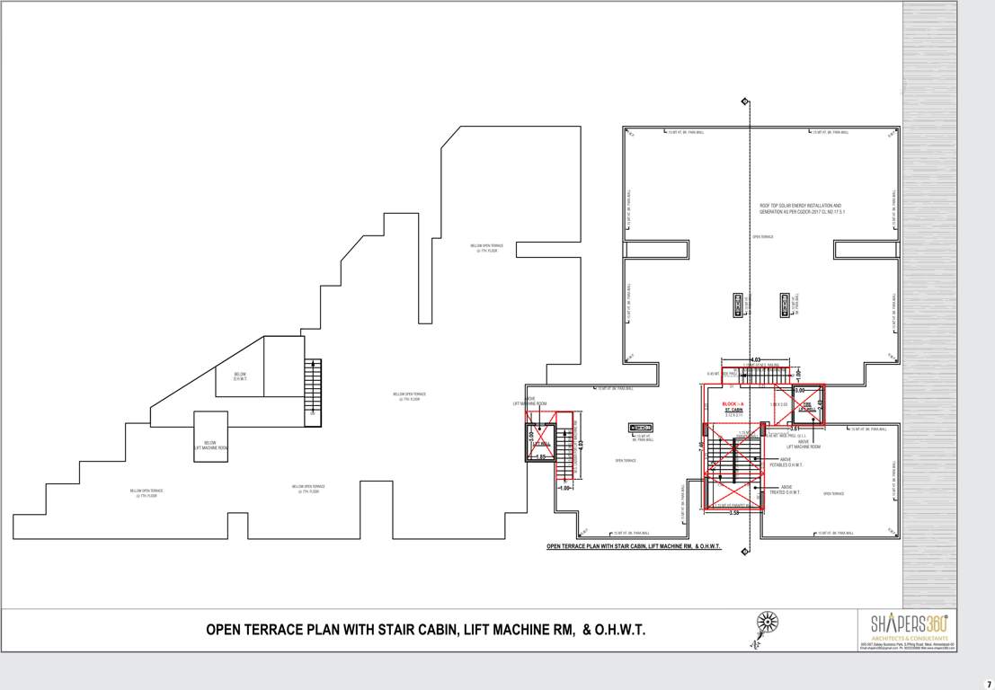  pushpak residency 2 Pushpak Residency 2 Cluster Plan for Terrace Floor
