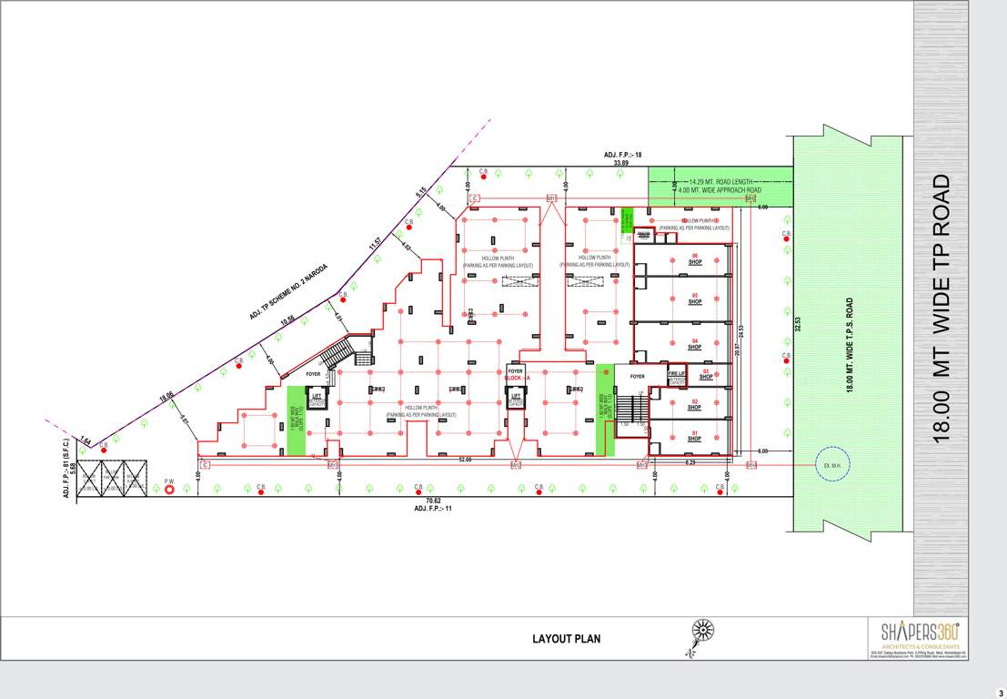  pushpak residency 2 Layout Plan