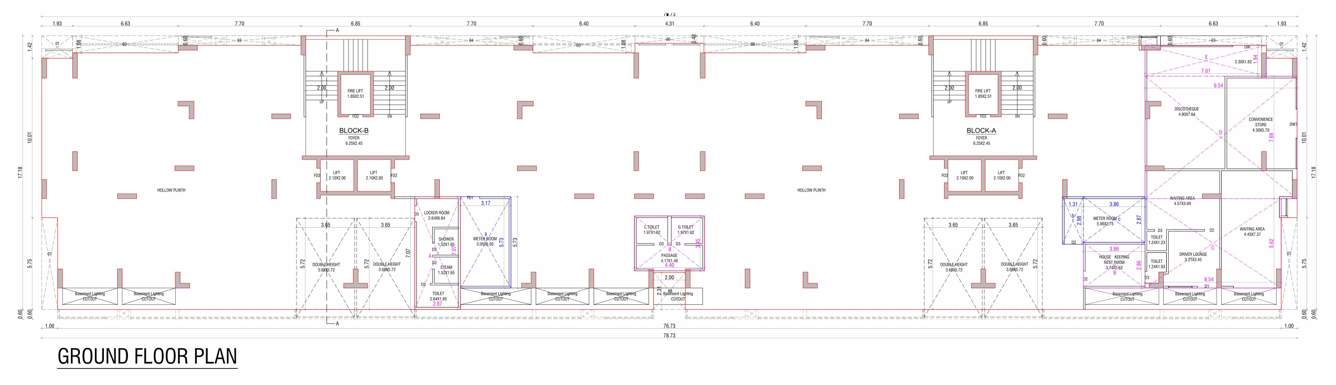  the imperial heights Tower A Cluster Plan for ground Floor