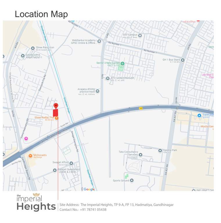  the imperial heights Location Plan