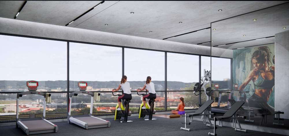  roongta rosewood apartment Gymnasium