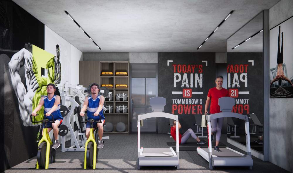  roongta rosewood apartment Gymnasium