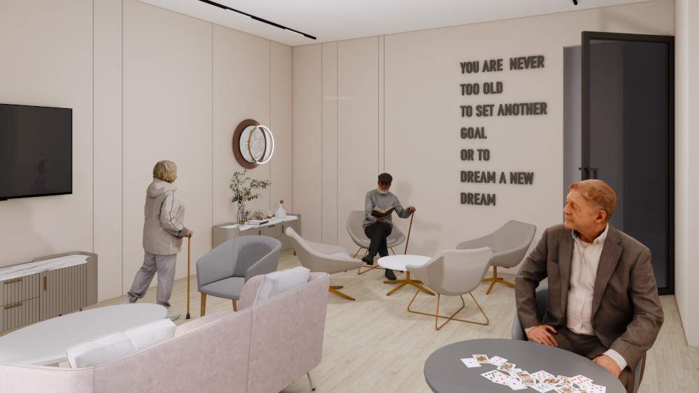  roongta rosewood apartment Senior Citizen Sitout