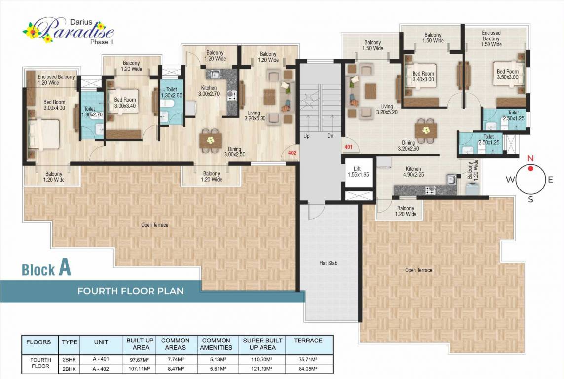  darius paradise phase ii Block A Cluster Plan