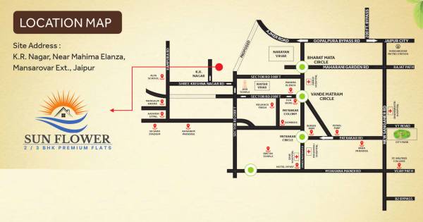  sunflower Location Plan