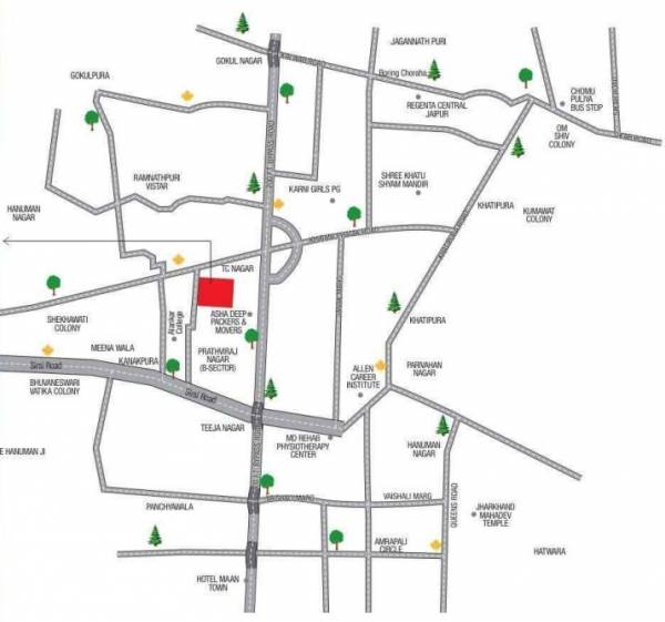  viaans-radiant Location Plan