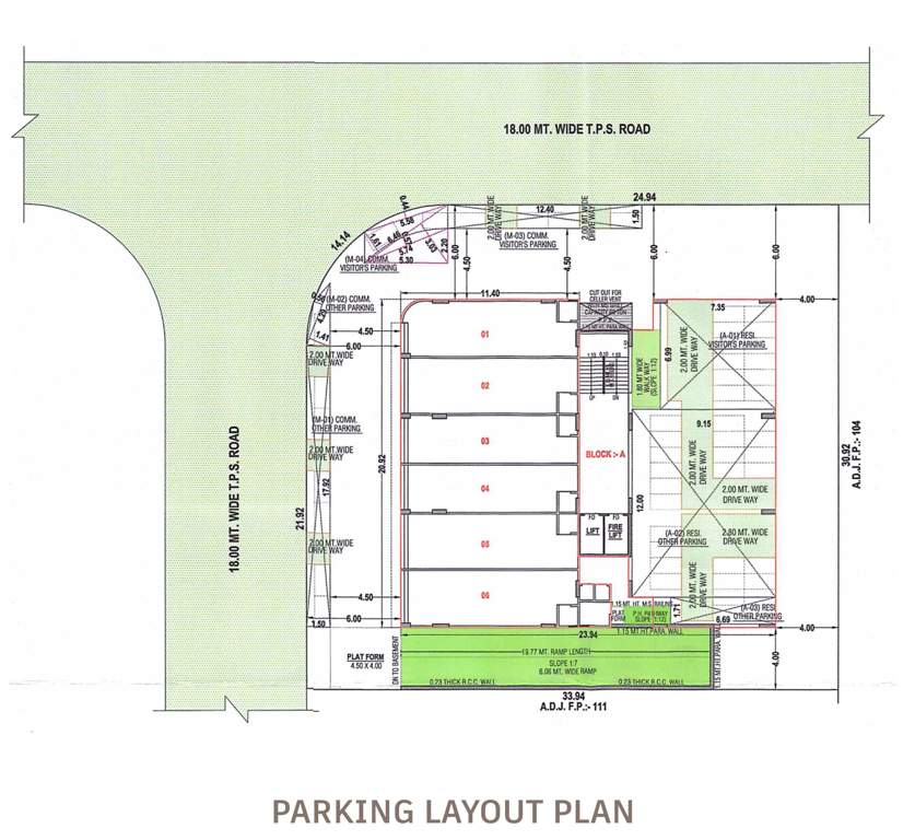atharva living Atharva Living Cluster Plan For Ground Floor