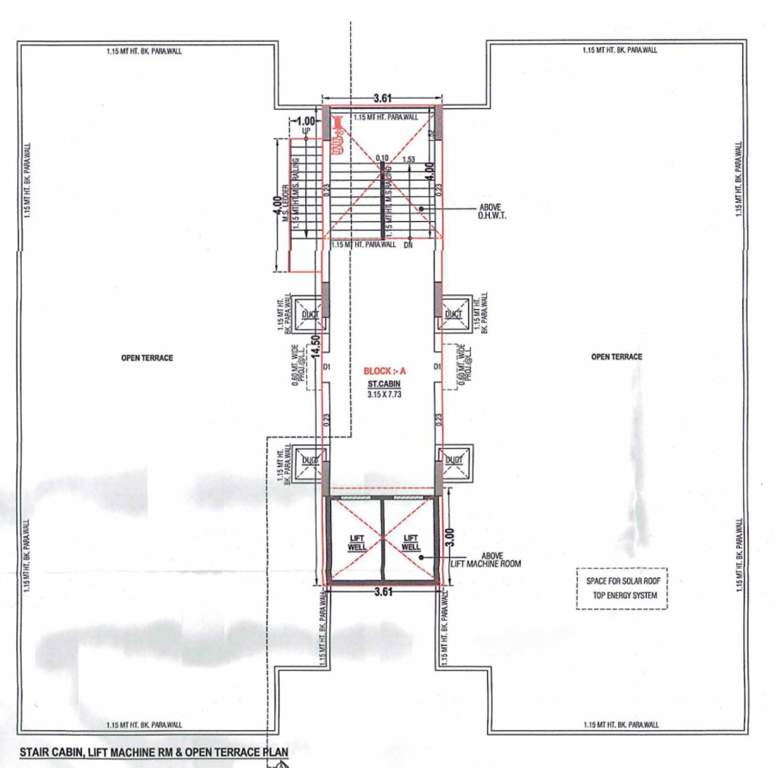atharva living Atharva Living Cluster Plan For Terrace Plan